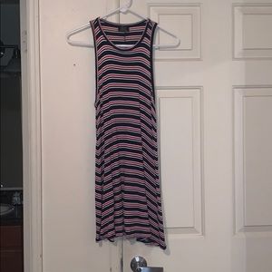 Striped tank top dress